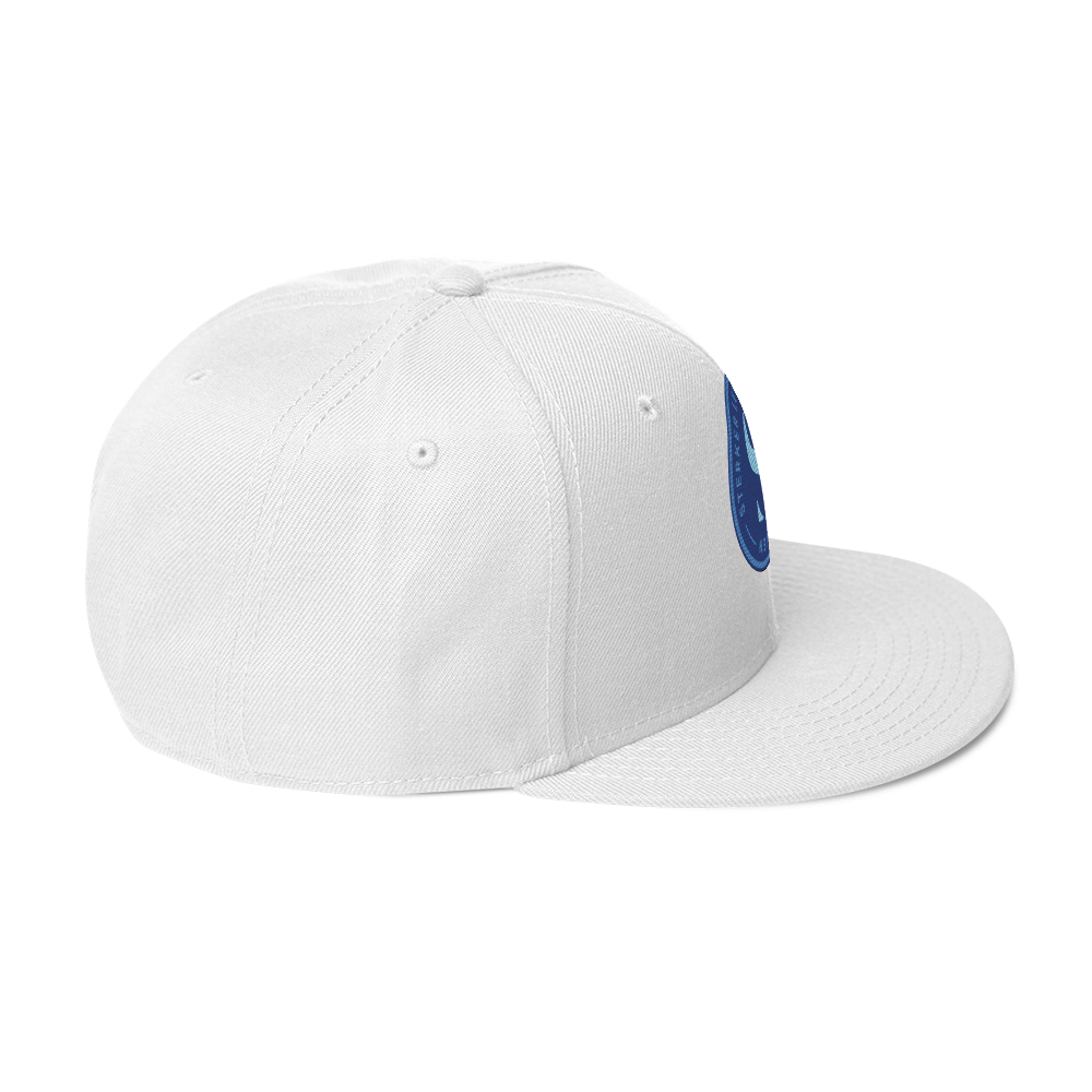 Snapback Wit - Geborduurd logo