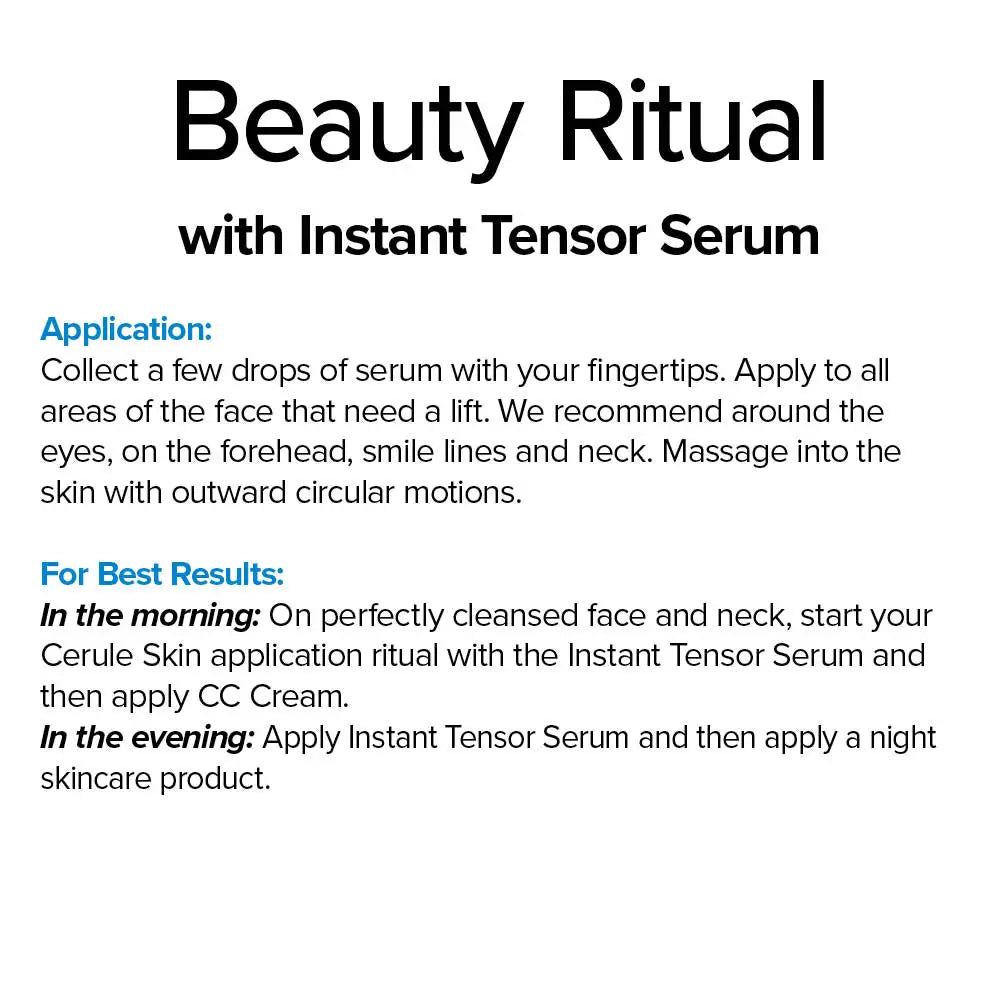 Instant Tensor Serum Huidverzorgingsproduct