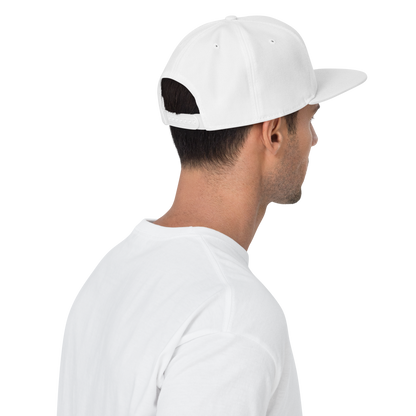 Snapback Wit - Geborduurd logo