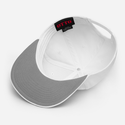 Snapback Wit - Geborduurd logo