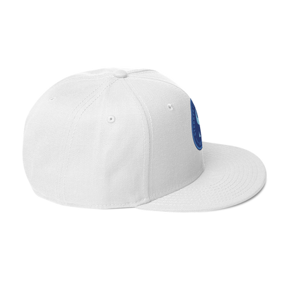 Snapback Wit - Geborduurd logo